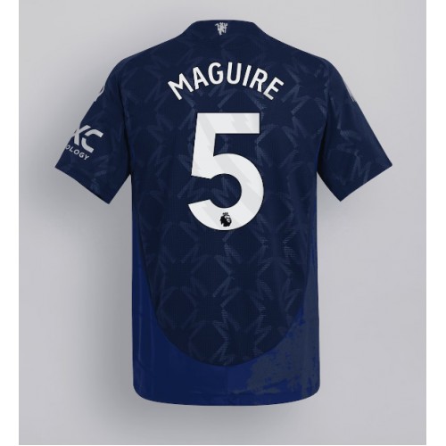 Fotbalové Dres Manchester United Harry Maguire #5 Venkovní 2024-25 Krátký Rukáv